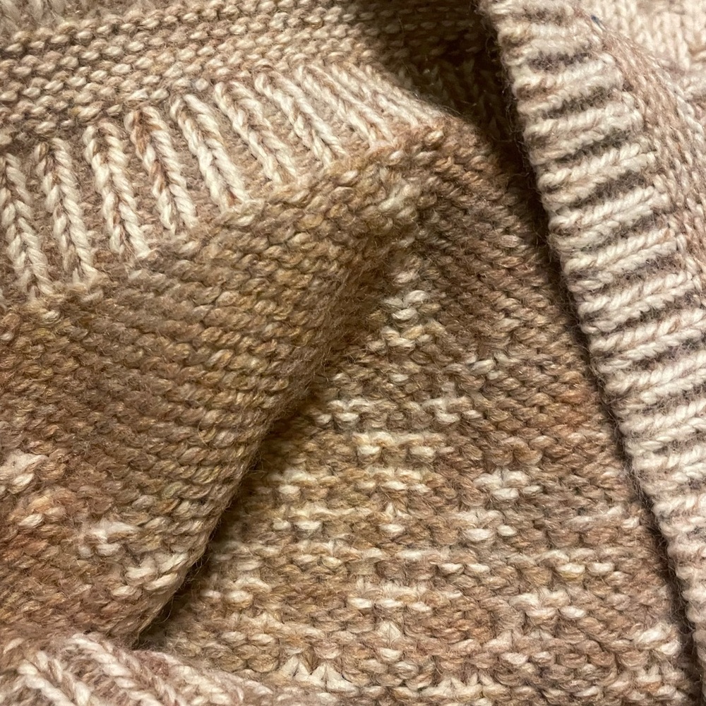 Vintage Snowflake Scandinavian Sweater | Fair Isle Nordic Knit | Made in USA (L) - Picture 5 of 7